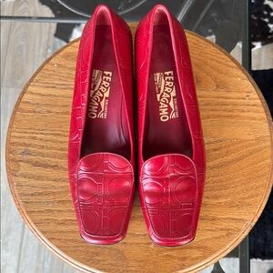 Salvatore Ferragamo Red Women's Shoes